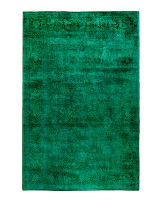 Modern Fine Vibrance Green Area Rug 6' 1" x 9' 6"