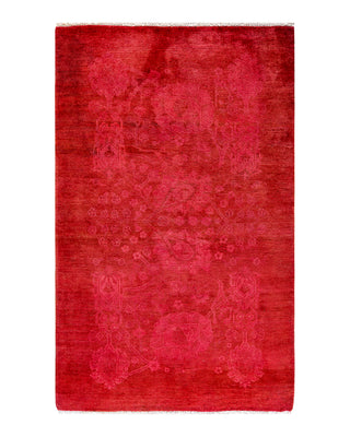 Modern Fine Vibrance Pink Area Rug 3' 3" x 5' 0"