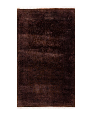 Modern Fine Vibrance Brown Area Rug 2' 7" x 4' 5"