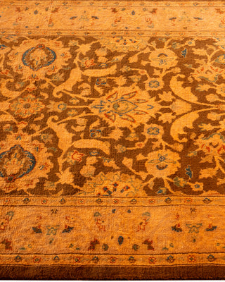 Contemporary Hand Knotted Overdyed Gold Area Rug 2' 6" x 4' 4"