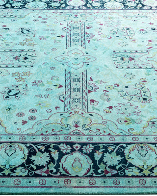 Fine Vibrance, One-of-a-Kind Hand-Knotted Area Rug  - Blue, 4' 8" x 7' 5"