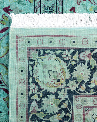 Fine Vibrance, One-of-a-Kind Hand-Knotted Area Rug  - Blue, 4' 8" x 7' 5"