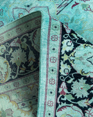 Fine Vibrance, One-of-a-Kind Hand-Knotted Area Rug  - Blue, 4' 8" x 7' 5"