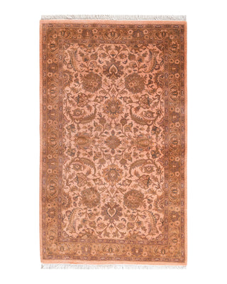 Modern Fine Vibrance Pink Area Rug 3' 3" x 5' 4"