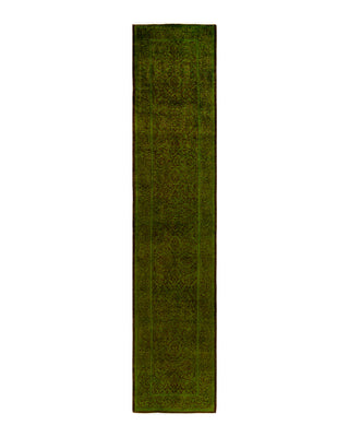 Contemporary Fine Vibrance Red Wool Area Rug 2' 6" x 11' 8"