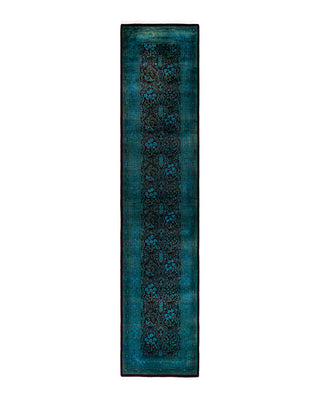 Contemporary Fine Vibrance Red Wool Area Rug 2' 6" x 12' 0"