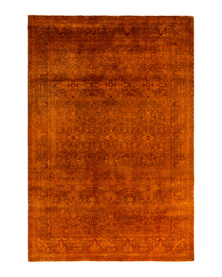 Fine Vibrance, One-of-a-Kind Hand-Knotted Area Rug - Gold, 6' 0" x 8' 10"