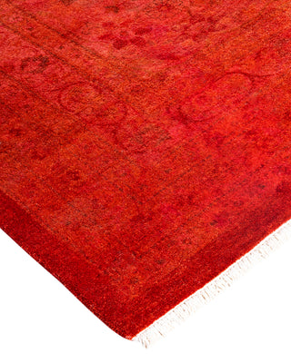 Fine Vibrance, One-of-a-Kind Hand-Knotted Area Rug  - Orange, 9' 3" x 12' 1"