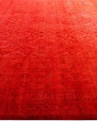 Fine Vibrance, One-of-a-Kind Hand-Knotted Area Rug  - Orange, 9' 3" x 12' 1"