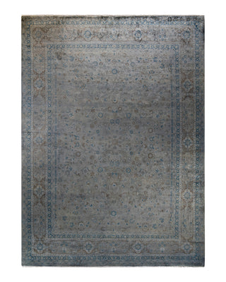 Modern Fine Vibrance Gray Area Rug 9' 1" x 12' 1"