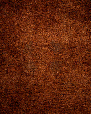 Contemporary Hand-Knotted Overdyed Brown Area Rug 9' 3" x 12' 6"