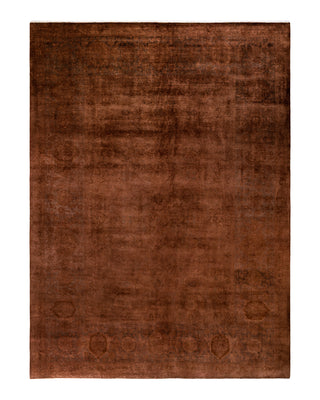 Modern Fine Vibrance Brown Area Rug 9' 3" x 12' 6"