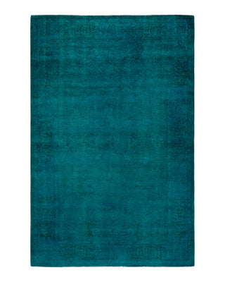 Modern Fine Vibrance Green Area Rug 6' 0" x 9' 4"