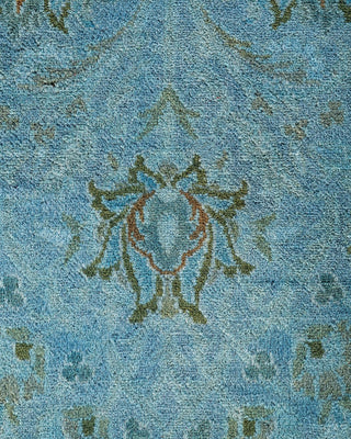 Fine Vibrance, One-of-a-Kind Hand-Knotted Area Rug - Gray, 9' 2" x 11' 10" - Solo Rugs