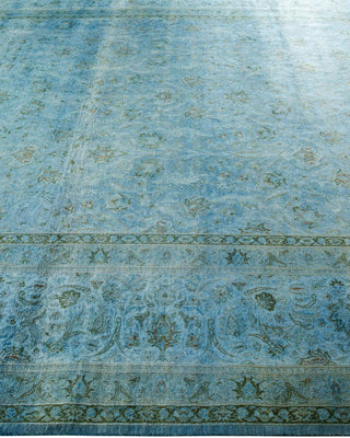 Fine Vibrance, One-of-a-Kind Hand-Knotted Area Rug - Gray, 9' 2" x 11' 10" - Solo Rugs