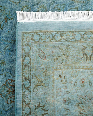 Fine Vibrance, One-of-a-Kind Hand-Knotted Area Rug - Gray, 9' 2" x 11' 10" - Solo Rugs