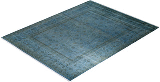 Fine Vibrance, One-of-a-Kind Hand-Knotted Area Rug - Gray, 9' 2" x 11' 10" - Solo Rugs