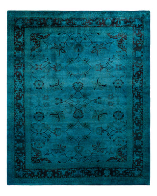 Modern Fine Vibrance Blue Area Rug 8' 1" x 9' 10"