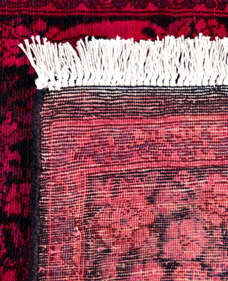 Contemporary Overdyed Wool Hand Knotted Pink Area Rug 3' 1" x 5' 4"