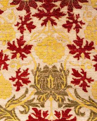 Arts & Crafts, One-of-a-Kind Hand-Knotted Area Rug  - Ivory, 8' 8" x 11' 10"