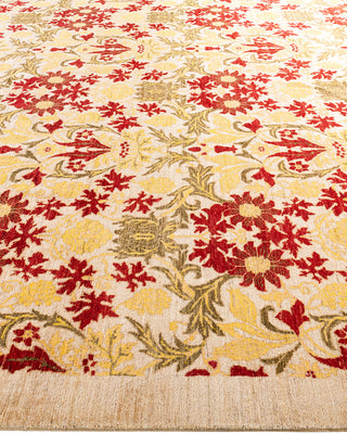 Arts & Crafts, One-of-a-Kind Hand-Knotted Area Rug  - Ivory, 8' 8" x 11' 10"