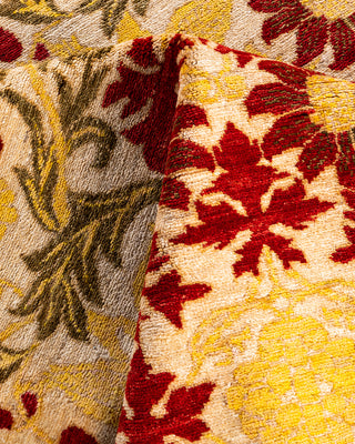 Arts & Crafts, One-of-a-Kind Hand-Knotted Area Rug  - Ivory, 8' 8" x 11' 10"