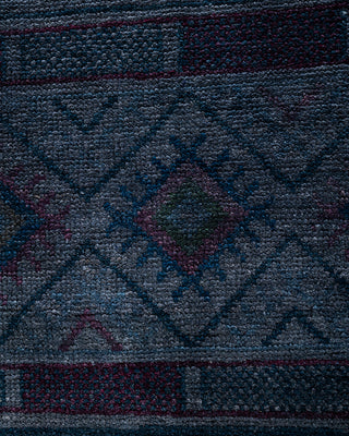 Modern, One-of-a-Kind Hand-Knotted Area Rug  - Gray, 9' 1" x 11' 10"