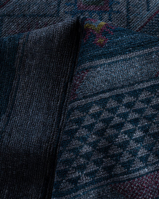 Modern, One-of-a-Kind Hand-Knotted Area Rug  - Gray, 9' 1" x 11' 10"