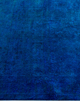 Contemporary Hand Knotted  Blue Area Rug 3' 2" x 5' 1"