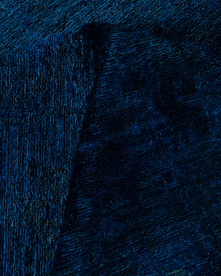 Contemporary Hand Knotted  Navy Area Rug 8' 10" x 11' 5"