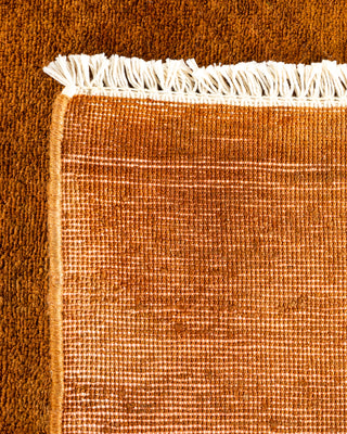 Contemporary Hand Knotted  Yellow Area Rug 8' 10" x 11' 10"