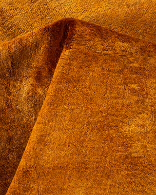 Contemporary Hand Knotted  Yellow Area Rug 8' 10" x 11' 10"