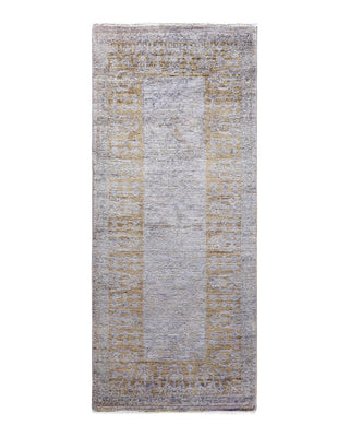 Vibrance, One-of-a-Kind Hand-Knotted Runner Rug - Beige, 2' 6" x 6' 0"
