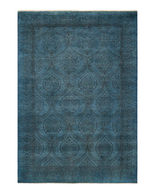 Modern Fine Vibrance Blue Area Rug 5' 8" x 8' 1"