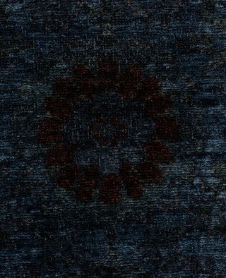 Contemporary Overdyed Wool Hand Knotted Char Area Rug 3' 0" x 5' 2"