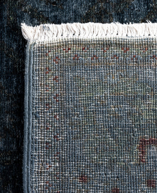 Contemporary Overdyed Wool Hand Knotted Char Area Rug 3' 0" x 5' 2"