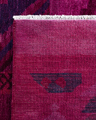 Modern, One-of-a-Kind Hand-Knotted Area Rug  - Pink, 9' 1" x 12' 5"