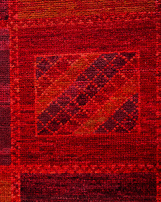 Vibrance, One-of-a-Kind Hand-Knotted Area Rug  - Red, 9' 2" x 11' 9"