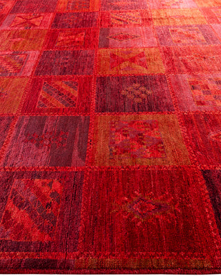 Vibrance, One-of-a-Kind Hand-Knotted Area Rug  - Red, 9' 2" x 11' 9"