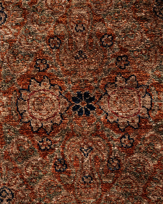 Contemporary Hand Knotted  Brown Area Rug 8' 3" x 11' 6"