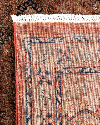 Contemporary Hand Knotted  Brown Area Rug 8' 3" x 11' 6"