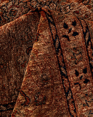 Contemporary Hand Knotted  Brown Area Rug 8' 3" x 11' 6"