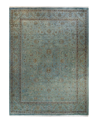 Modern Fine Vibrance Blue Area Rug 9' 2" x 12' 6"