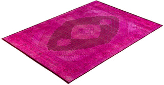 Fine Vibrance, One-of-a-Kind Hand-Knotted Area Rug  - Pink, 9' 0" x 12' 8"