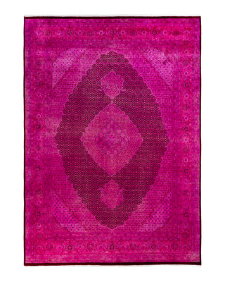 Fine Vibrance, One-of-a-Kind Hand-Knotted Area Rug  - Pink, 9' 0" x 12' 8"