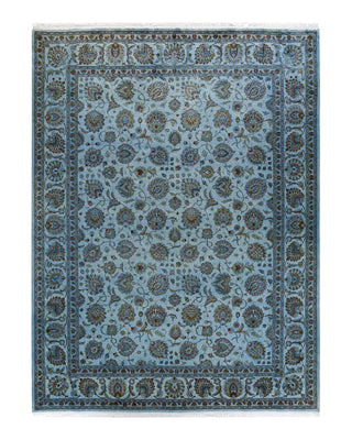 Modern Fine Vibrance Blue Area Rug 8' 1" x 10' 10"