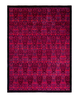 Modern Fine Vibrance Pink Area Rug 9' 1" x 12' 2"