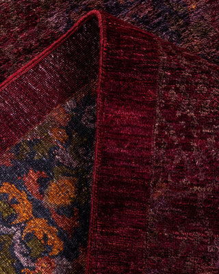 Contemporary Hand Knotted  Red Area Rug 9' 0" x 11' 10"