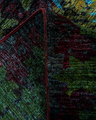 Contemporary Hand Knotted  Green Area Rug 9' 0" x 11' 10"