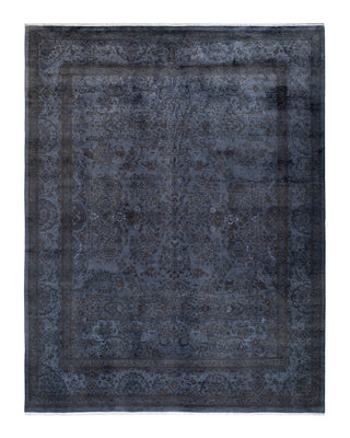 Contemporary Fine Vibrance Gray Wool Area Rug 8' 2" x 10' 5"